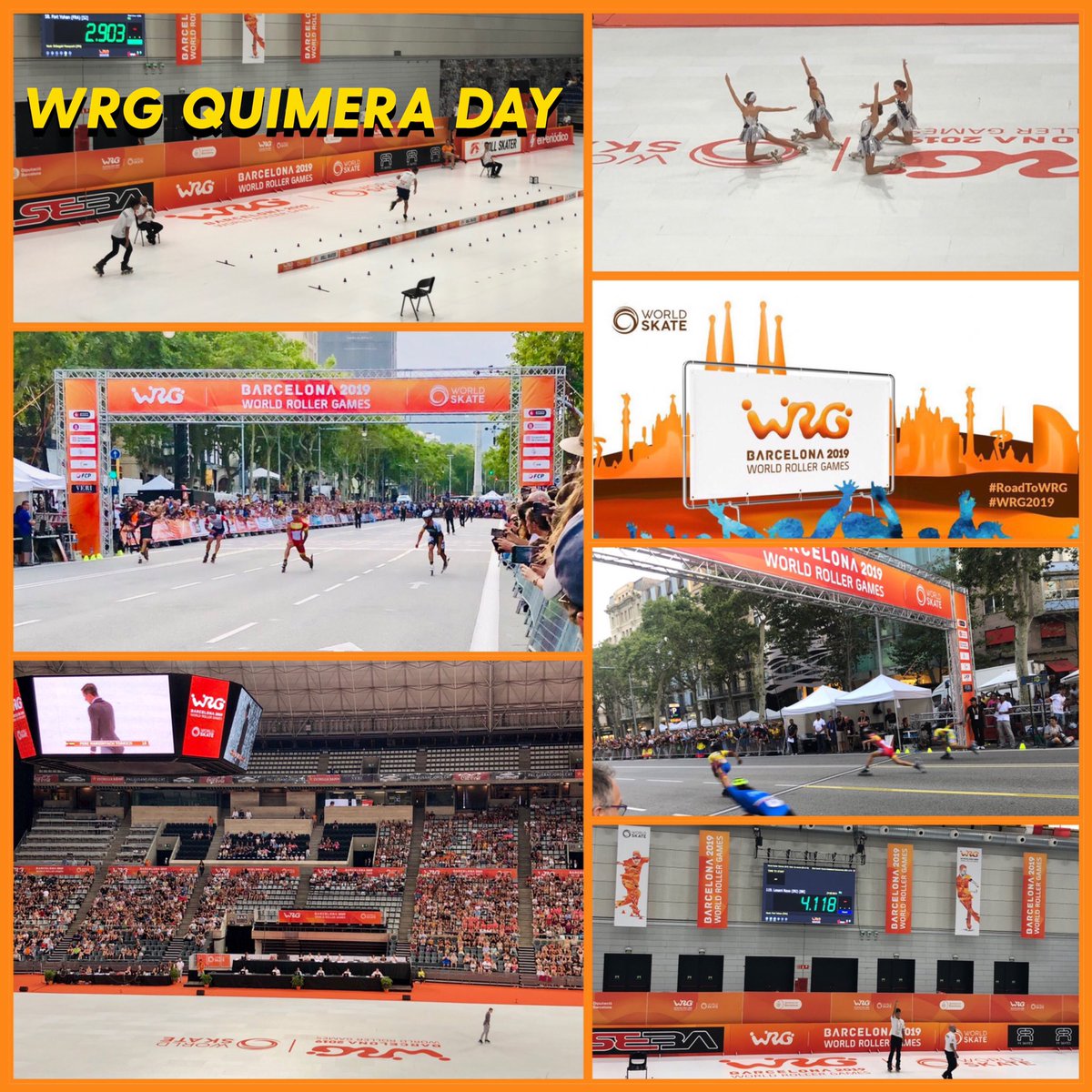 clubpatiquimera's tweet photo. Aquest dissabte hem viscut una emocionant jornada als WRG a Barcelona on hem gaudit de varies disciplines😋😎🤩

Hem pogut gaudir de les proves de speed d'inline freestyle, del patinatge artístic i del patinatge de velocitat i les emocionants proves de 100 m Sprint. 💪👏

#WRG19 https://t.co/jP3XieAeqb