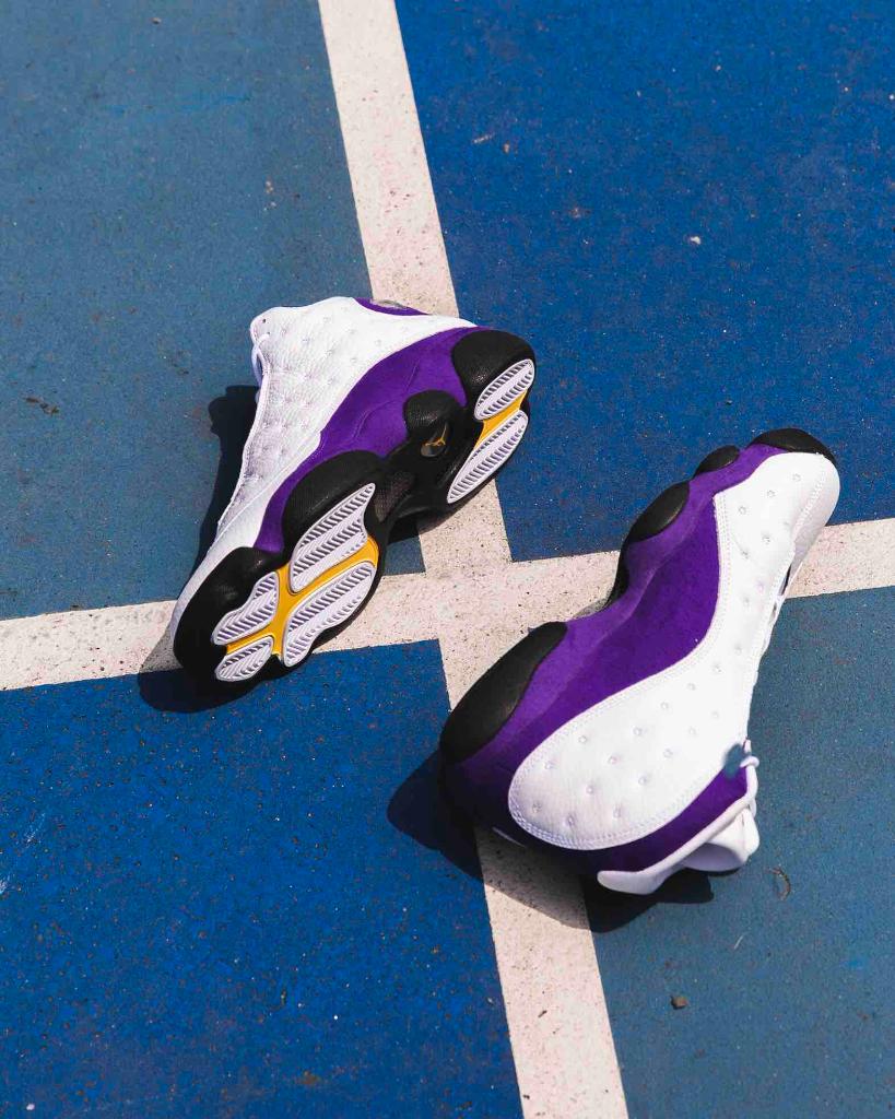 jordan 13 lakers footlocker