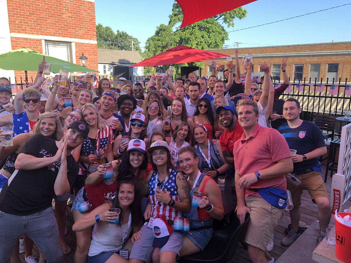 kylesahagun's tweet photo. Team Red is doing it right! @ccasportsindy #teamredrules #USA https://t.co/BETFw4c9KL