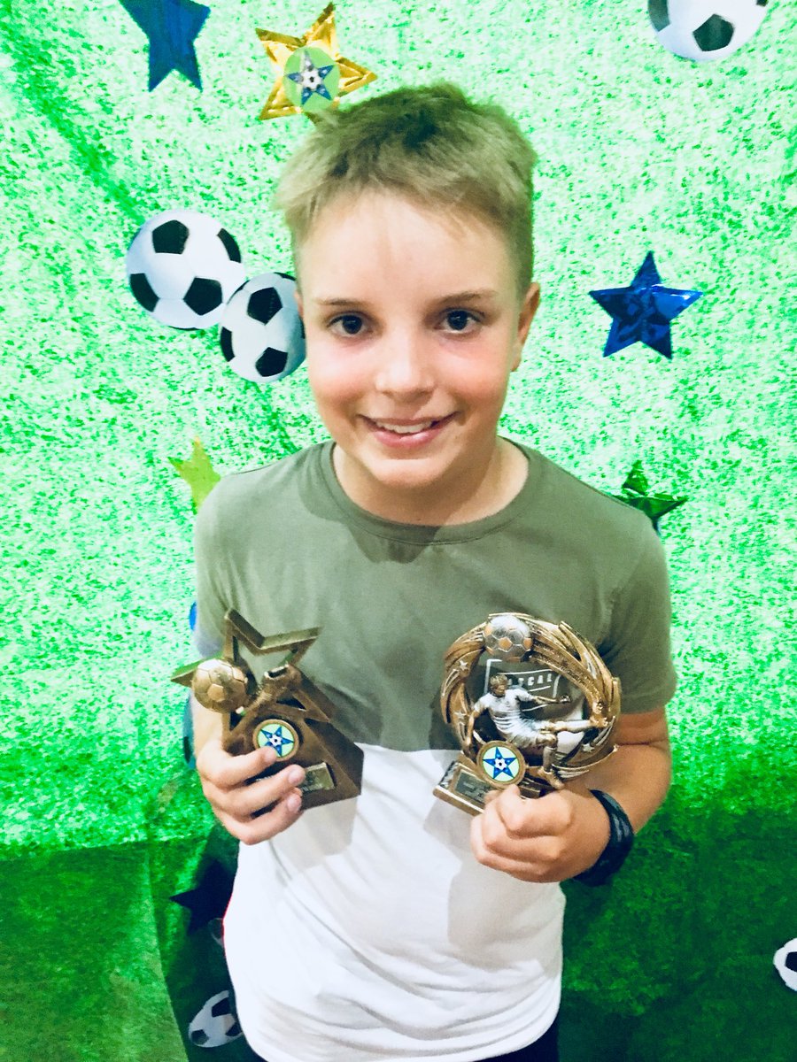 End of season presentation - fabulous evening and our boy was thrilled to receive the Most Improved Player Award.  Thanks to all involved  @Woodley_Albion for everything you do.  Also thanks to @johnfarnworth - we loved the show! #footballfamily #25yearanniversary