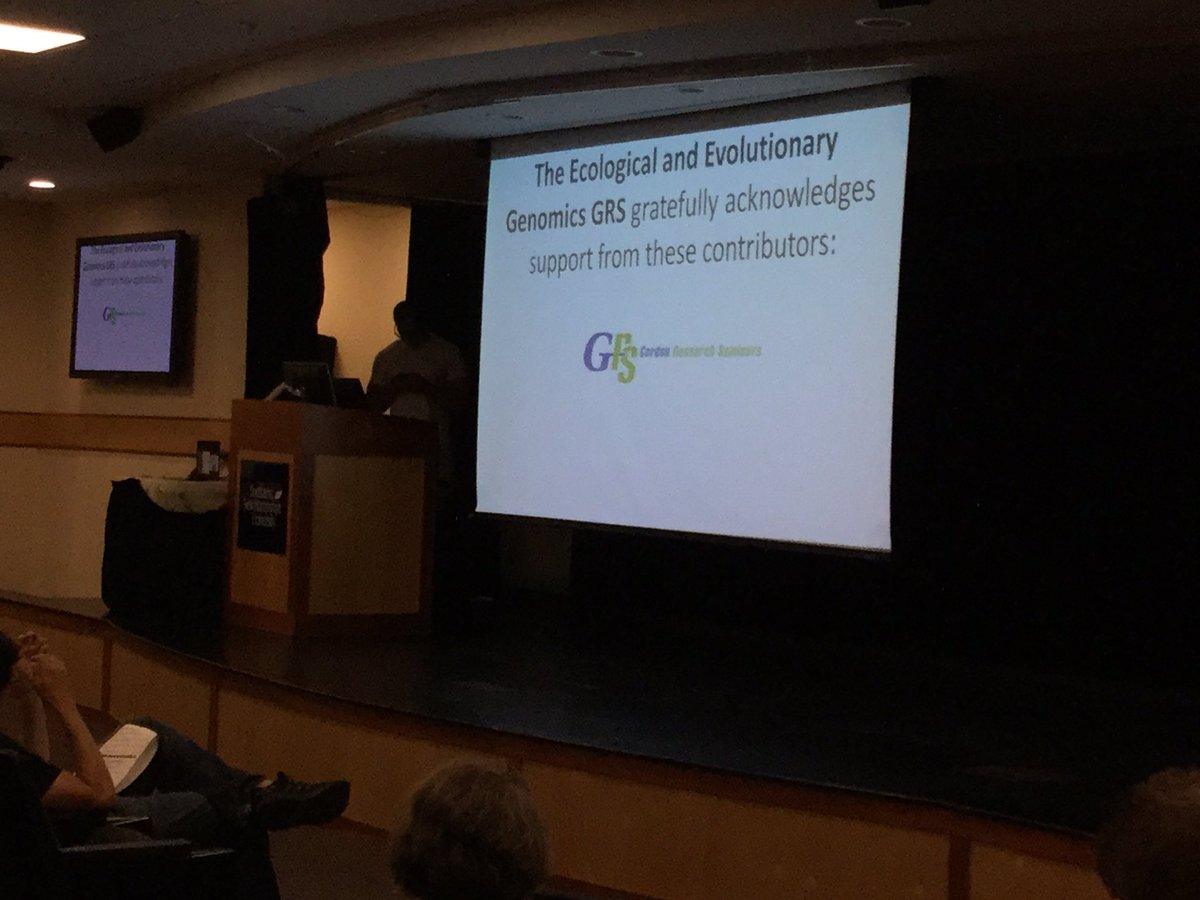 Very happy to be in Manchester, US this week to speak about my PhD work 🐟🐛 and learn cool science stuff at the Gordon Seminar/Conference on Ecological and Evolutionary Genomics!