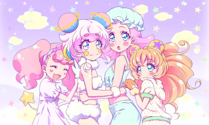 フワペコパフモフ～????
#nitiasa #precure #スタプリ 