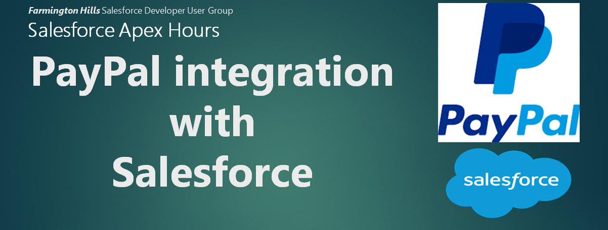 ApexHours's tweet photo. Thank you so much @cloudyamit for a great session on @PayPal integration with @Salesforce 

Here is recording of session https://t.co/sbuUB7h5lX 

#SalesforceApexHours @amit_sfdc @prajsszz @jigarshah189 https://t.co/G09yyQGNa0