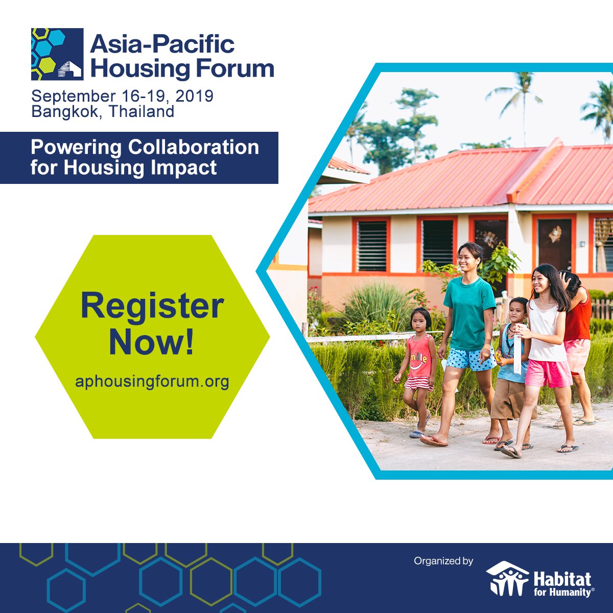Experience the leading platform supporting multi-sector #policies, #market approaches and solutions that promote products and services for low-cost #housing. Register today for #APHousingForum! aphousingforum.org #APHF7