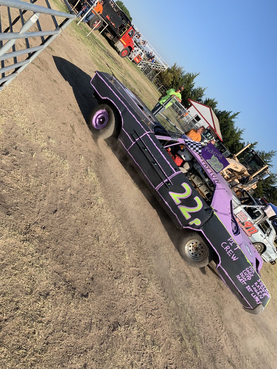 bcwhite's tweet image. My brother brought me to a demolition derby!!! #pitpass #demolitionderby