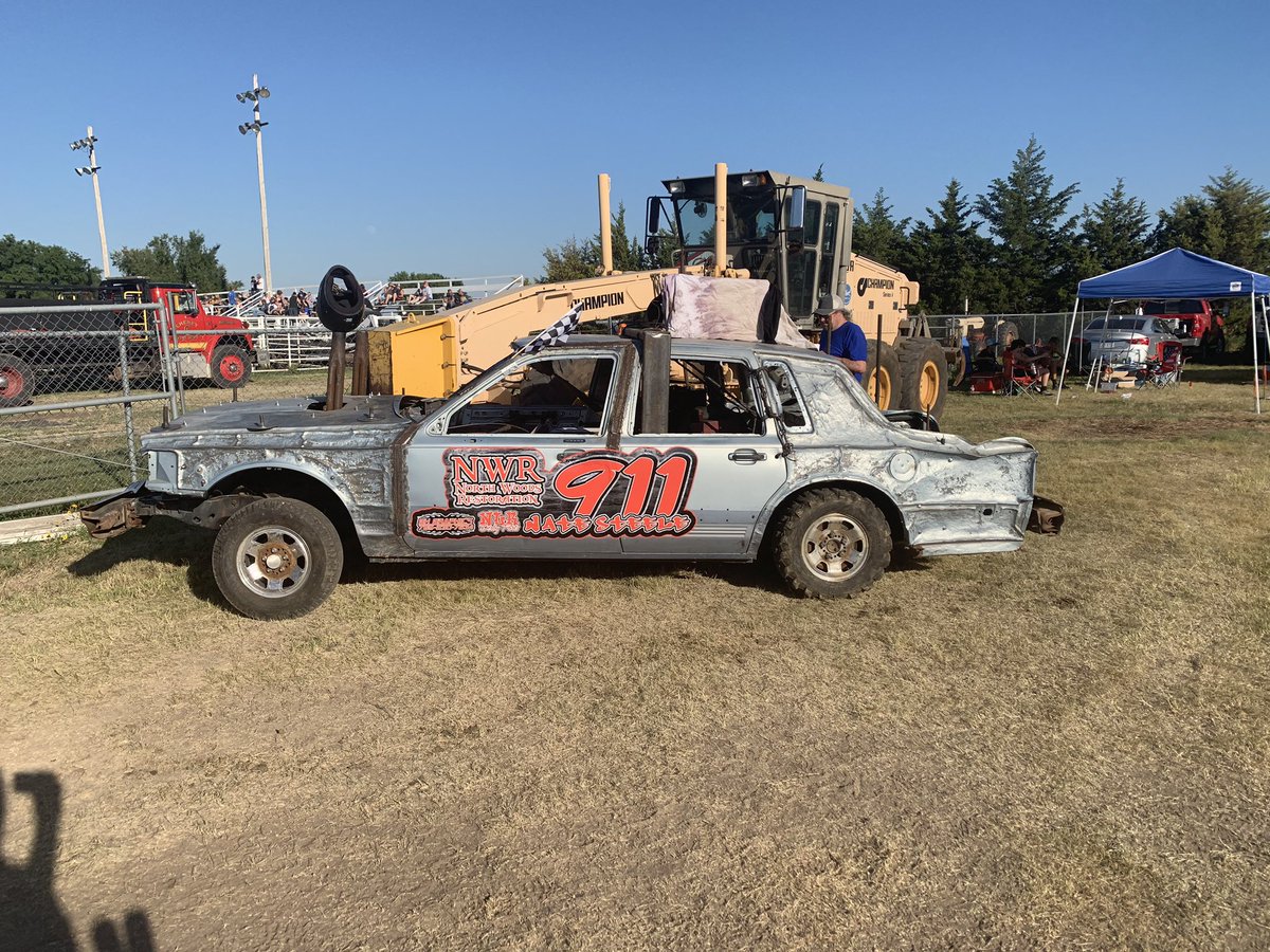 bcwhite's tweet image. My brother brought me to a demolition derby!!! #pitpass #demolitionderby