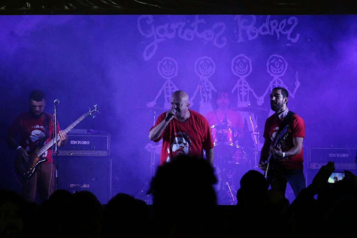 Show da banda Garotos Podres, comemorando o Dia Mundial do Rock, em um dos maiores palcos de resistência do país: o <a href="/smabc/">Sindicato dos Metalúrgicos do ABC</a> Sindicato dos Metalúrgicos do ABC. #LulaLivreJÁ 

Fotos: Cadu Bazilevski