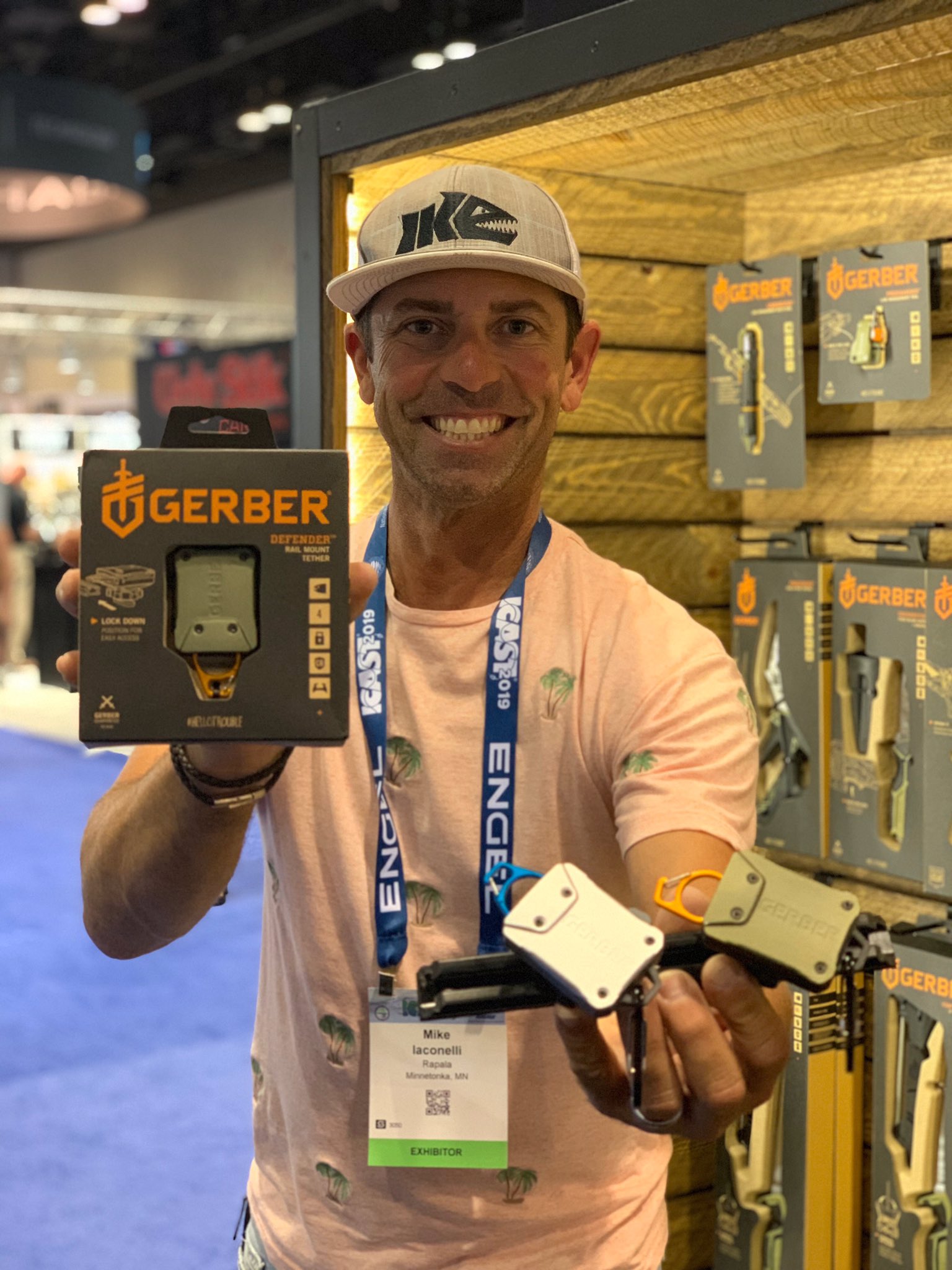 Mike “IKE” Iaconelli on X: Yet another one of the GREAT new product  launches at I-Cast last week. The Gerber Defender Rail Mount Tether is  perfect for for securing your tools and