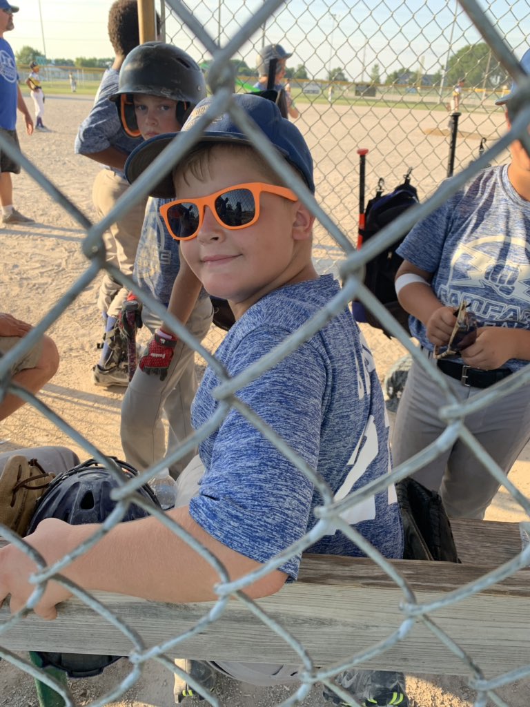 cleveradssd's tweet photo. This kid lived up to his nickname “Tricky Ricky”! He pretended to throw the ball to the pitcher, waited for the runner to step off the base and tagged him out at third!! #Rampagebaseball10A @HawaiianHitfest https://t.co/C2OBTn6IJ0