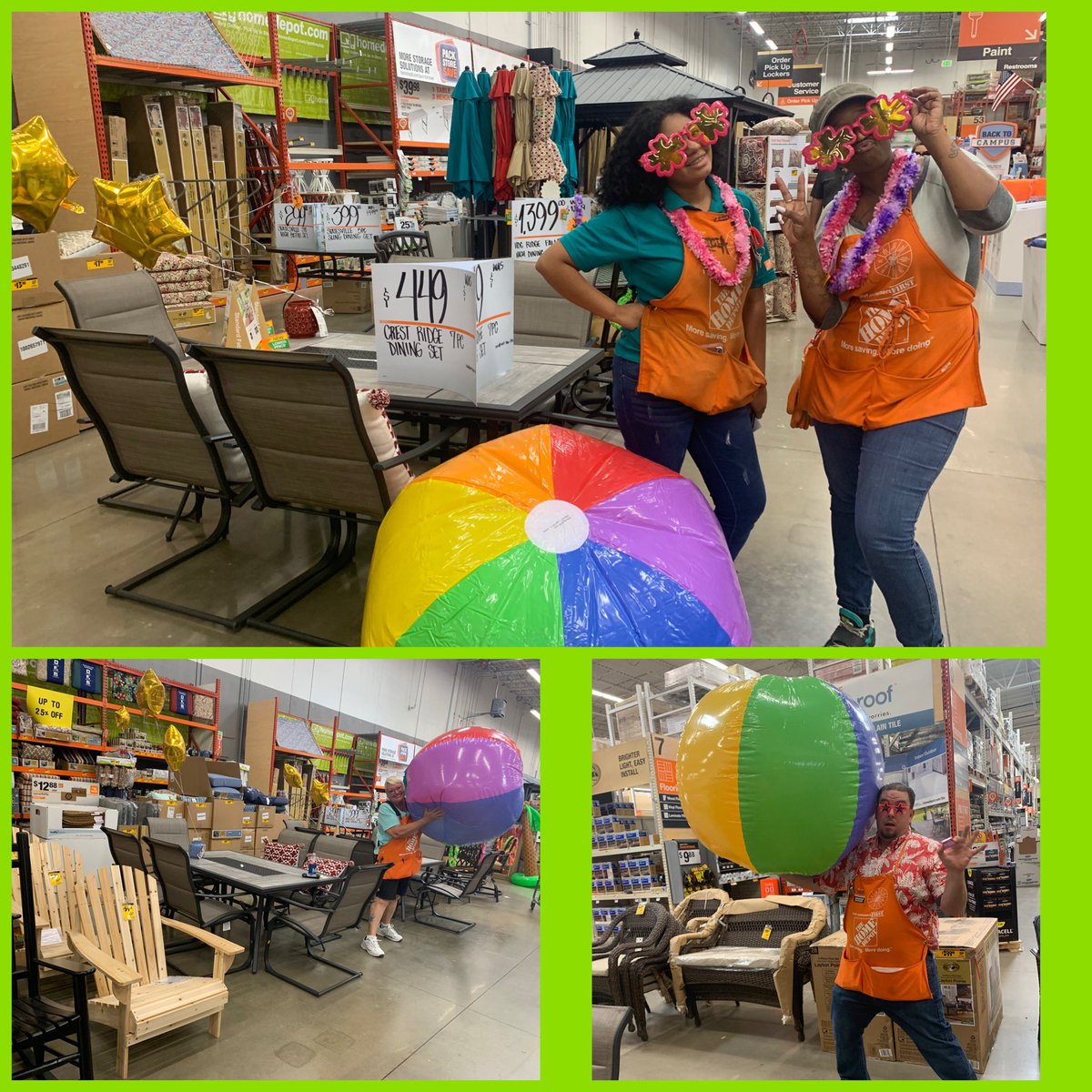 🎉🌷These ladies and Chris are not dropping the ball when it comes to patio furniture sell through 🌸🎉<a href="/tavares_gabe/">TavaresGabe</a>
