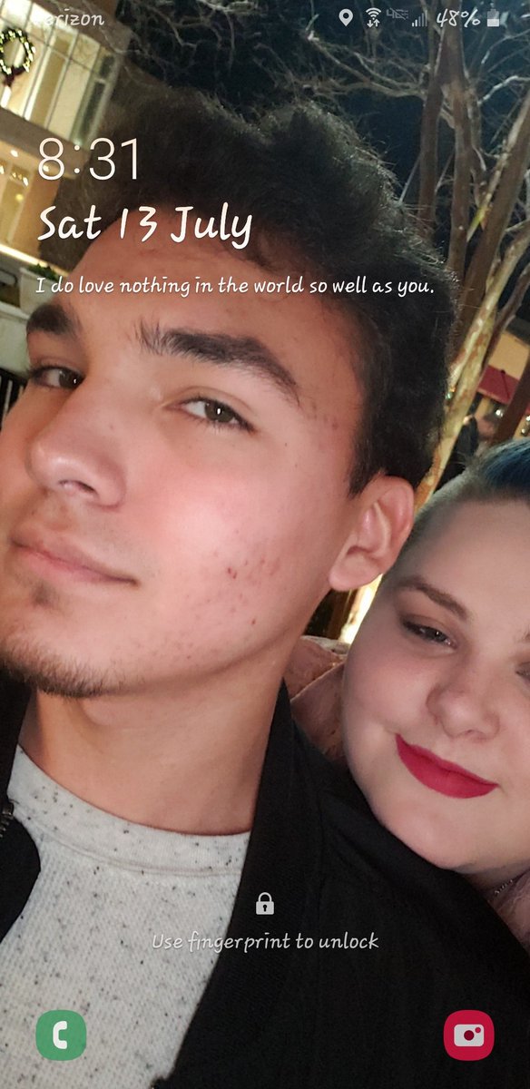 MaddieAper's tweet photo. @Garrett_Watts My best friend in the world. He lives states away. But he's the person who has stuck by me the longest and has helped me through the worse times. We also low key love each other way more then friends. (Idk if you will see this cuz I'm two days late xD( https://t.co/GyR2NJS4hW