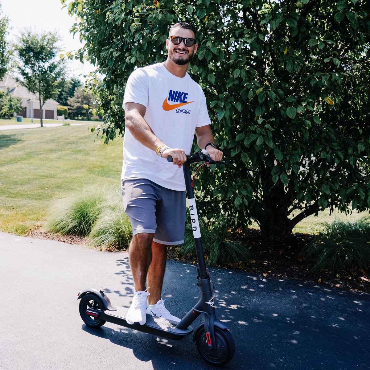 Excited to have @BirdRide in Chicago! Can’t wait to ride this around during training camp! 😎