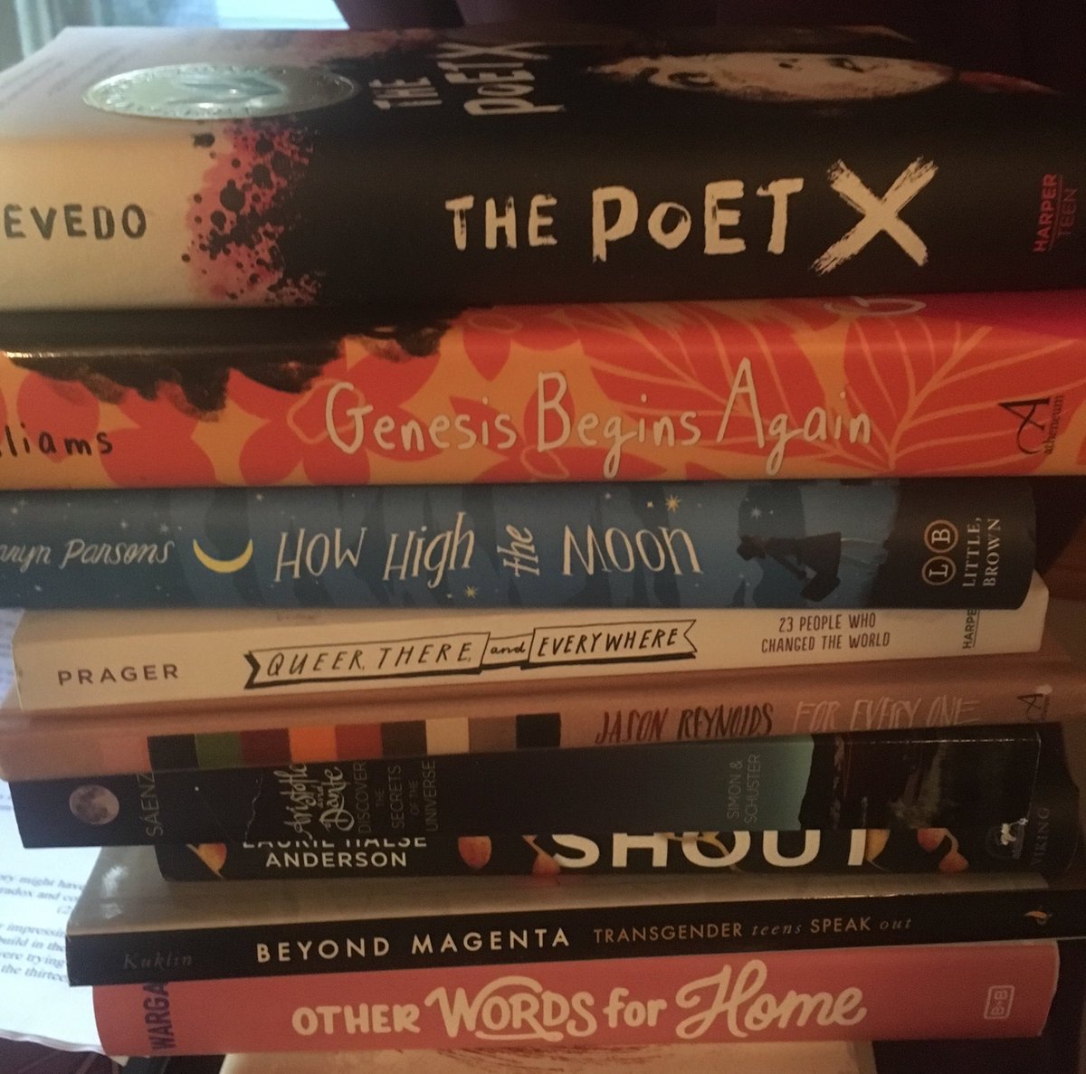 jenniferlhowe's tweet image. Picked up these reads because of #nErDCampmi Thanks, ⁦@colbysharp⁩ ⁦@MrSchuReads⁩ and #feminismforall panelists!