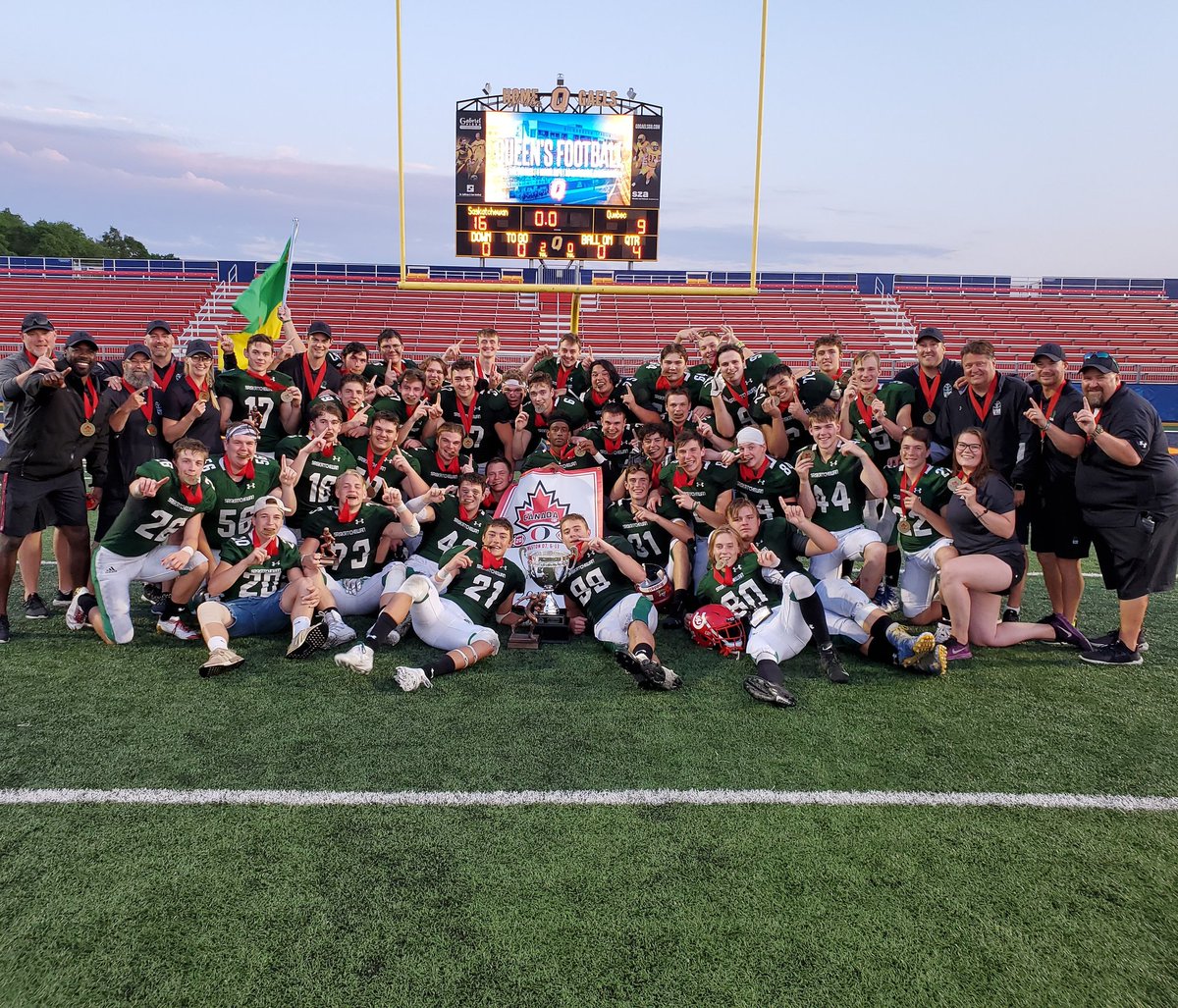 FootballSask's tweet photo. 2019 Football Canada Cup Champions!!

#2019FCC | #WithAPurpose | #Back2Back https://t.co/3x9NWVnjVO