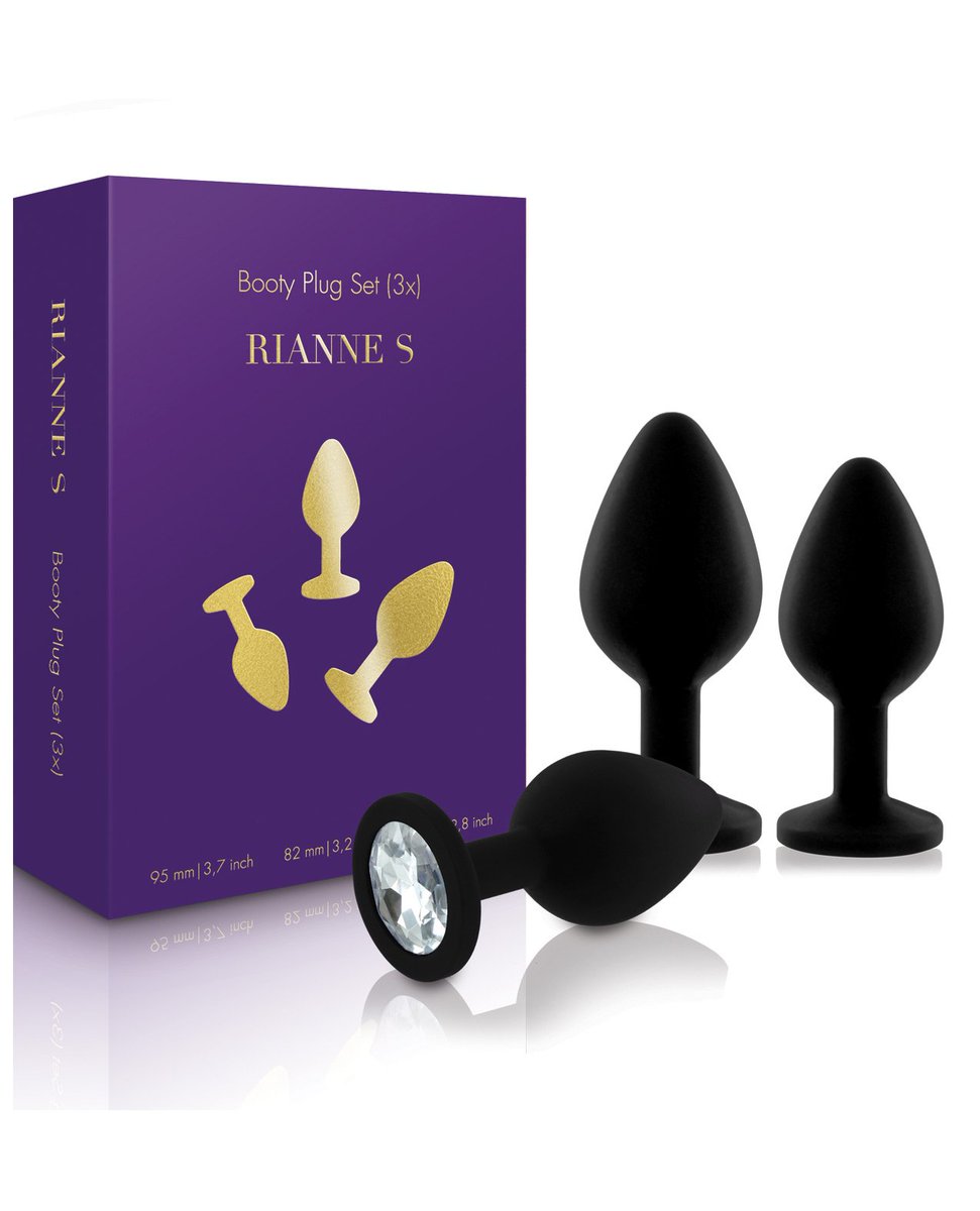 KinkyItems's tweet photo. Rianne S Booty Plug Set 3 is now available in our shop for only $48.99.  Use Coupon Code "BONDAGEGEAR" for 10% off at Checkout 
Buy it now  https://t.co/sfNC6iJwgG  
#sextoys #sexshop #kinkytoys #kink #bondage #BDSM https://t.co/H7OFgg9cLa