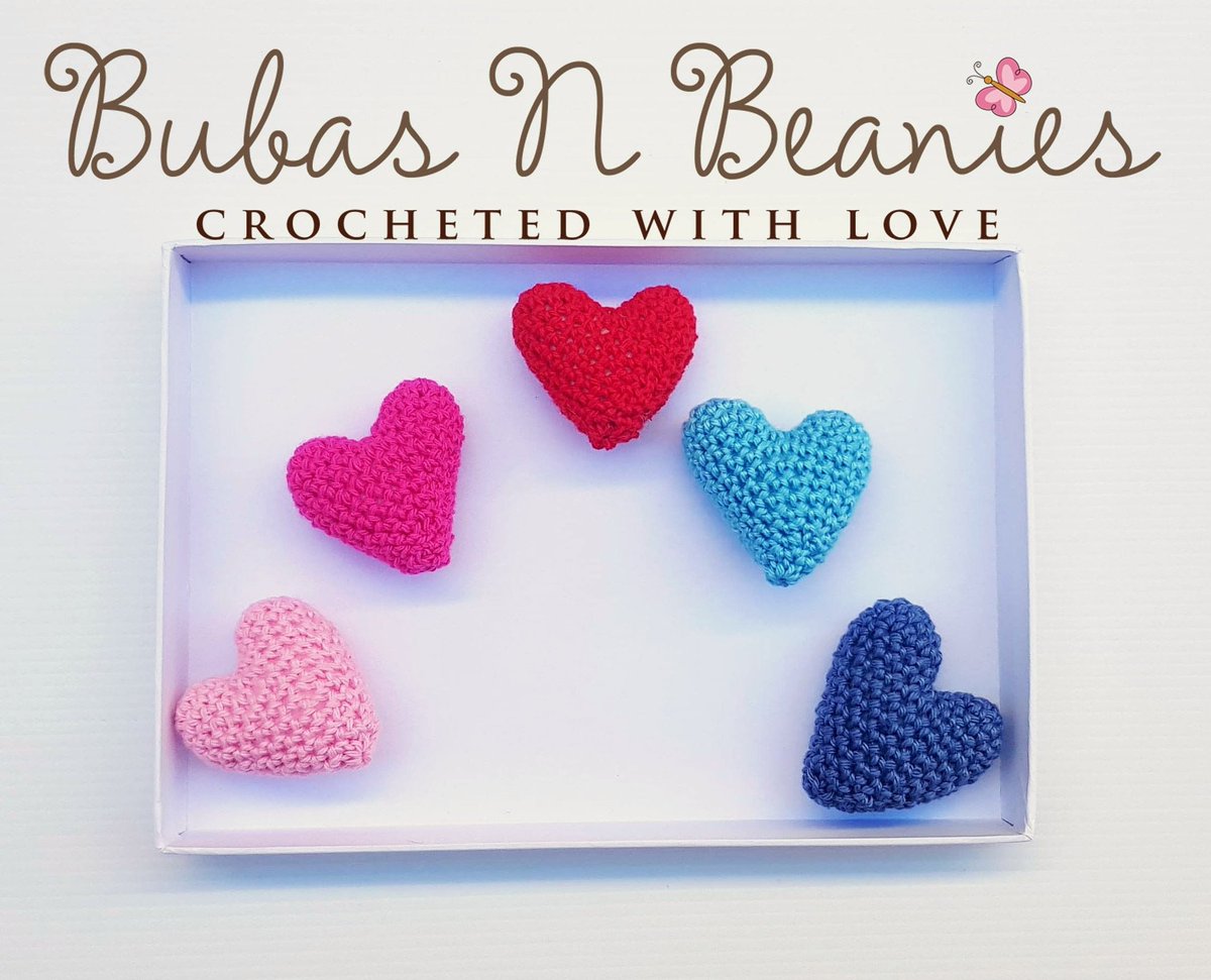 bubas_n_beanies's tweet photo. Mini heart pack heading out tomorrow. So many colours to choose from.
Check them out here.
https://t.co/dpBMWCR3ab
#bubas_n_beanies #miniheart #heartpack #crochetheart #heartmadephotographyprops #handcrafted #crochetersofinstagram
#shopsmallau #handmadeetsy #lotsoflove https://t.co/cPbWf6f8Ae