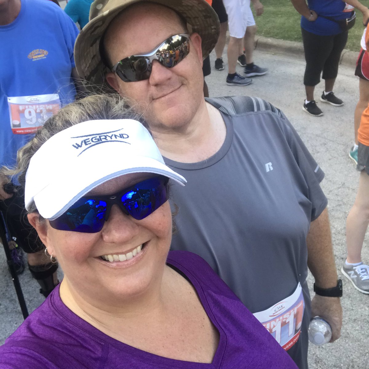 kateandmrt's tweet photo. Hells Half Acre 5k done! Crazy hot! Who does a 5k in over 90Β° temps? Apparently all the runners! π #GoSpeedy π #SquadRunner #Run2NotFrom https://t.co/DB2LVeuY1p