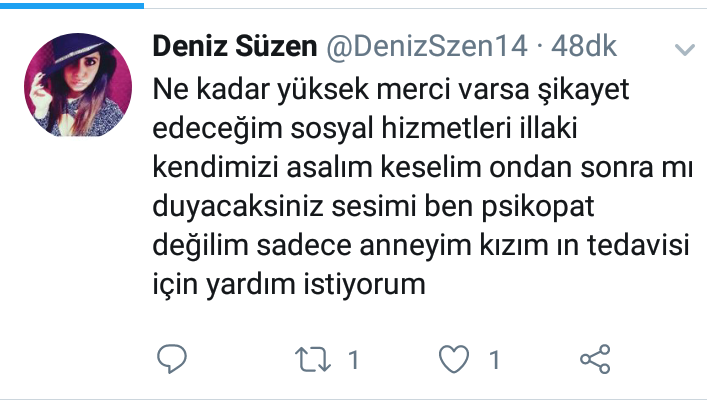Bir annenin sesi olmaya ne dersiniz bir RT ile bile birçok şeyin değiştiğini gördük lütfen duyarlı olalım