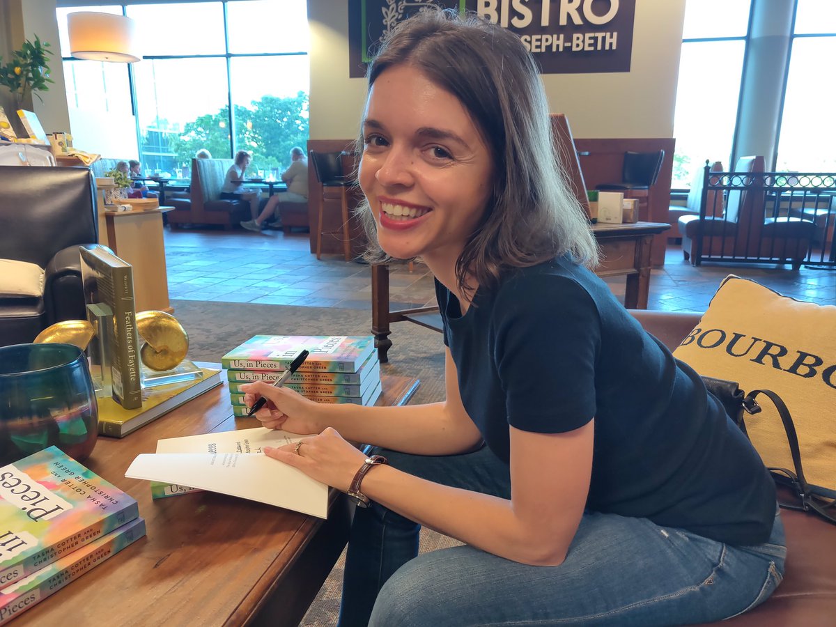 smp_books's tweet photo. Only 10 days away from #pubdate of Us. In Pieces by @TashCotter and Christopher Green. Pick up a prerelease #autographed copy @JosephBethLex while they last! #usinpieces #newnovel #mustread #biglovestory 💥💥💥💘#youwillfallinlove 💕#romcombook 💋💋💋 https://t.co/S1LClJVf6T