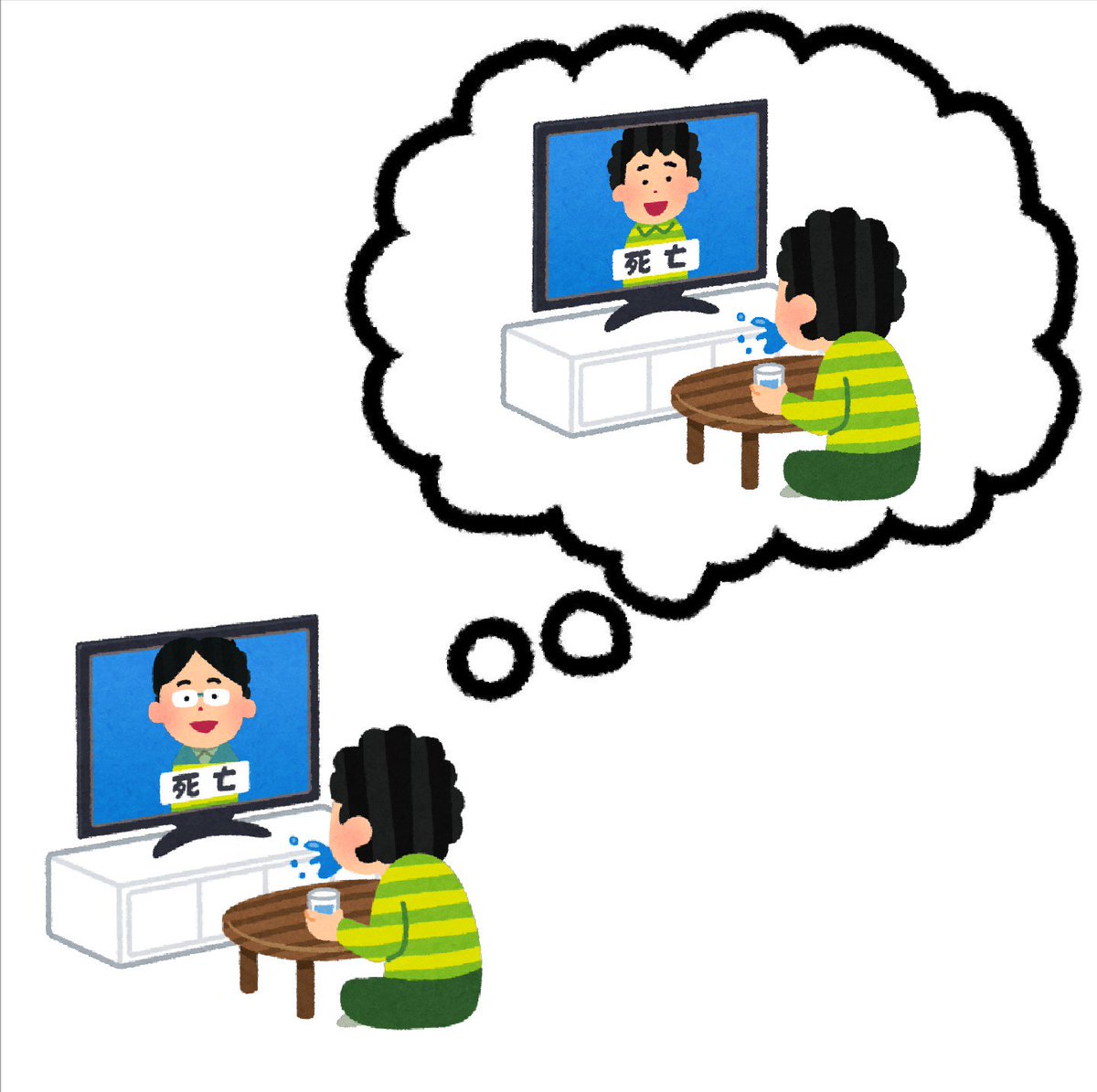 まいチクをいらすとやで再現 على تويتر 再現難易度 使ったイラスト 3枚 ふきだしのイラスト 誤報のイラスト 男性の顔のアイコン まいにちチクショー