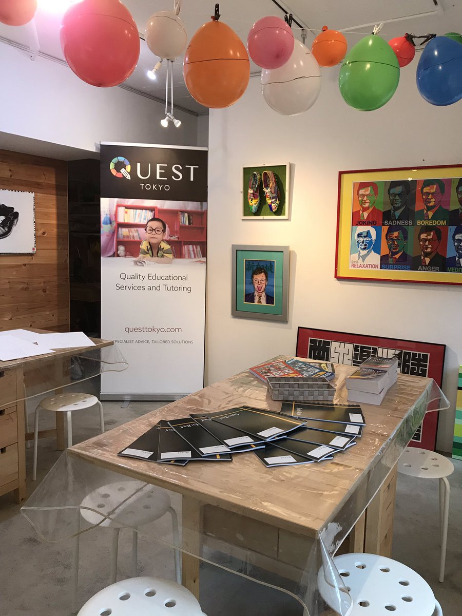 QUESTTokyoKK's tweet photo. All set and read for our QUEST Summer Blast program starting tomorrow. Some great activities planned, even I’m excited, especially for the art projects!

#questtokyo #questsummer2019 #questsummerblast #summerfunintokyo #kidslearningtokyo #enoughrainnowthanks #popart #papiermache https://t.co/KT8wN6lNnA