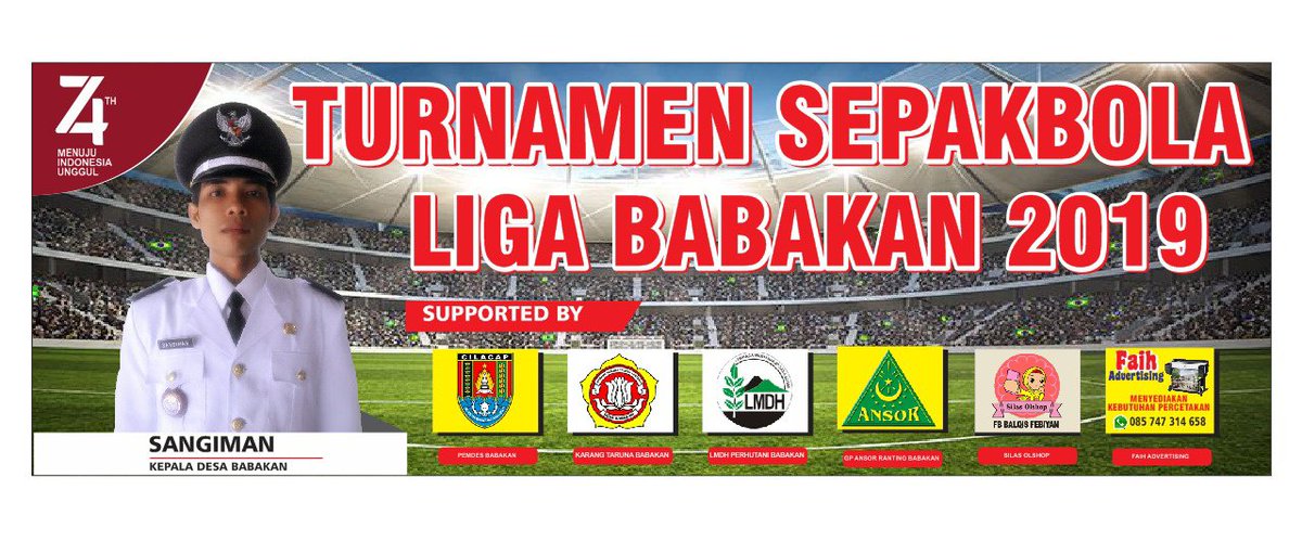 faih_ya's tweet image. Liga #Babakan 2019
Dalam rangka menyambut #HUT_RI KE 74
@ProtokolMenpora 
@PSSI
@humaspemcilacap 
@humasjateng 
@hutan_harapan