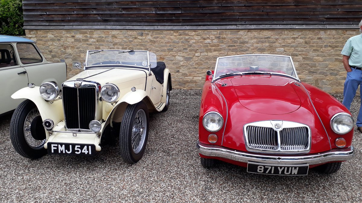 Now two MGs <a href="/CombeMill1912/">Combe Mill</a> It's almost a meet. #MGA #vintage