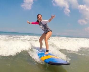 GDiscoverAbroad's tweet photo. Are you a water baby who loves to spend time on the beaches? Then you must opt for surfing lessons during your gap year abroad and know the tricks of the sport. Choose from the various options and #GoDiscoverAbroad  

#Surfing #Adventure #WaterSports
https://t.co/maj7RSyfDb https://t.co/cCZ5cKJiFg