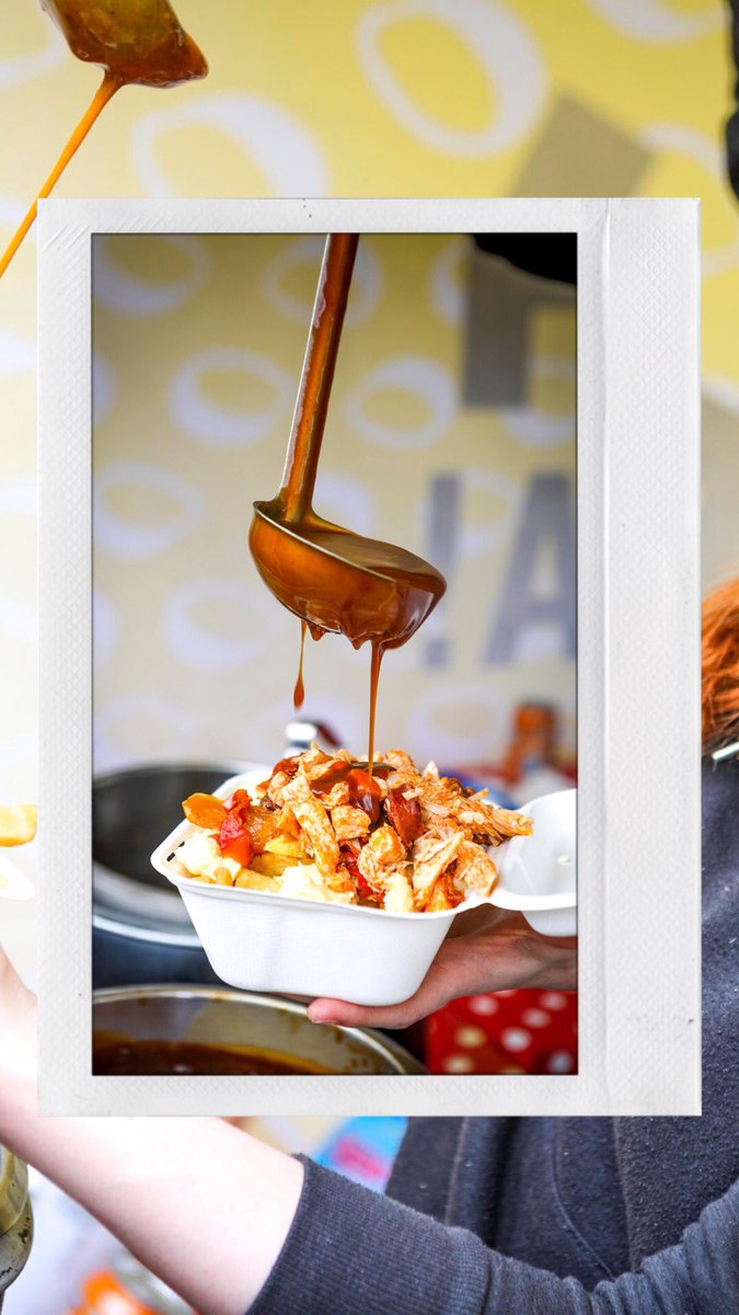 JustEatIE's tweet photo. A Canadian delicacy nom nom nom! Order @Lalapoutineirl delivered by the Just Eat Waiters at @cityspectacular #LayaCitySpec https://t.co/3BkMKcFM1j