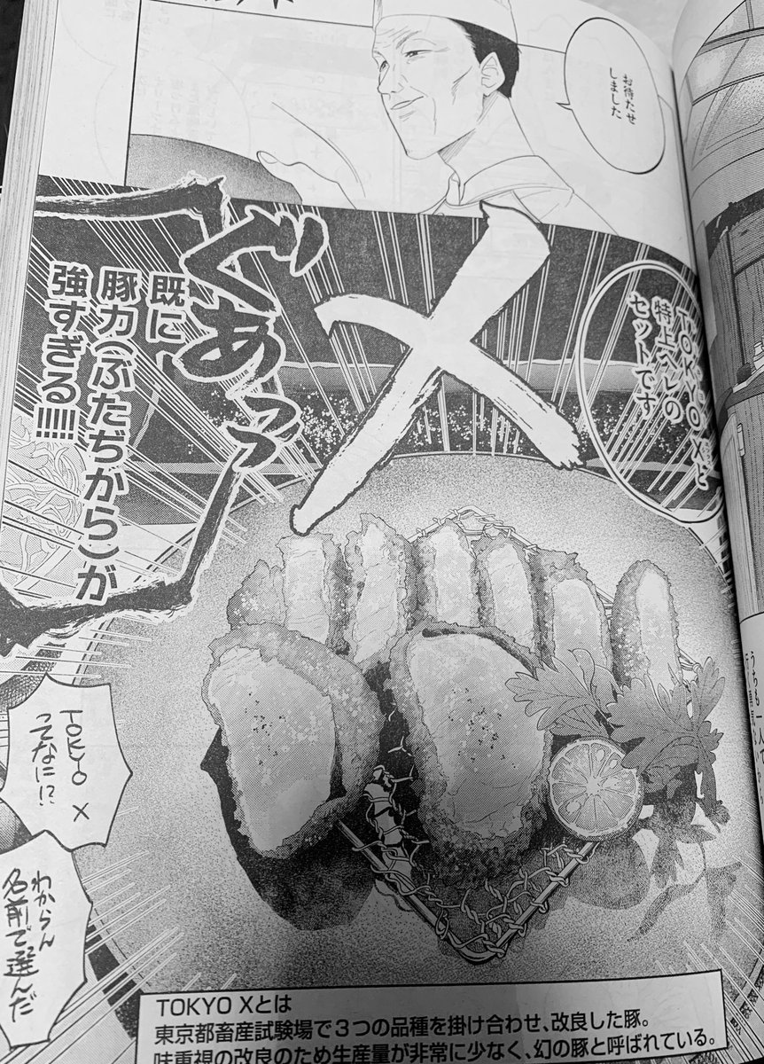 【お知らせ】
7/22発売のモーニングツーにモノノケソウルフード11話掲載されております！今回はちょっと変わったメンバーでかっこいい銘柄のとんかつを喰い尽くす！
ついでにハタタガミ・寅尾の秘めたる情熱が明らかに？！
よろしくお願い… 