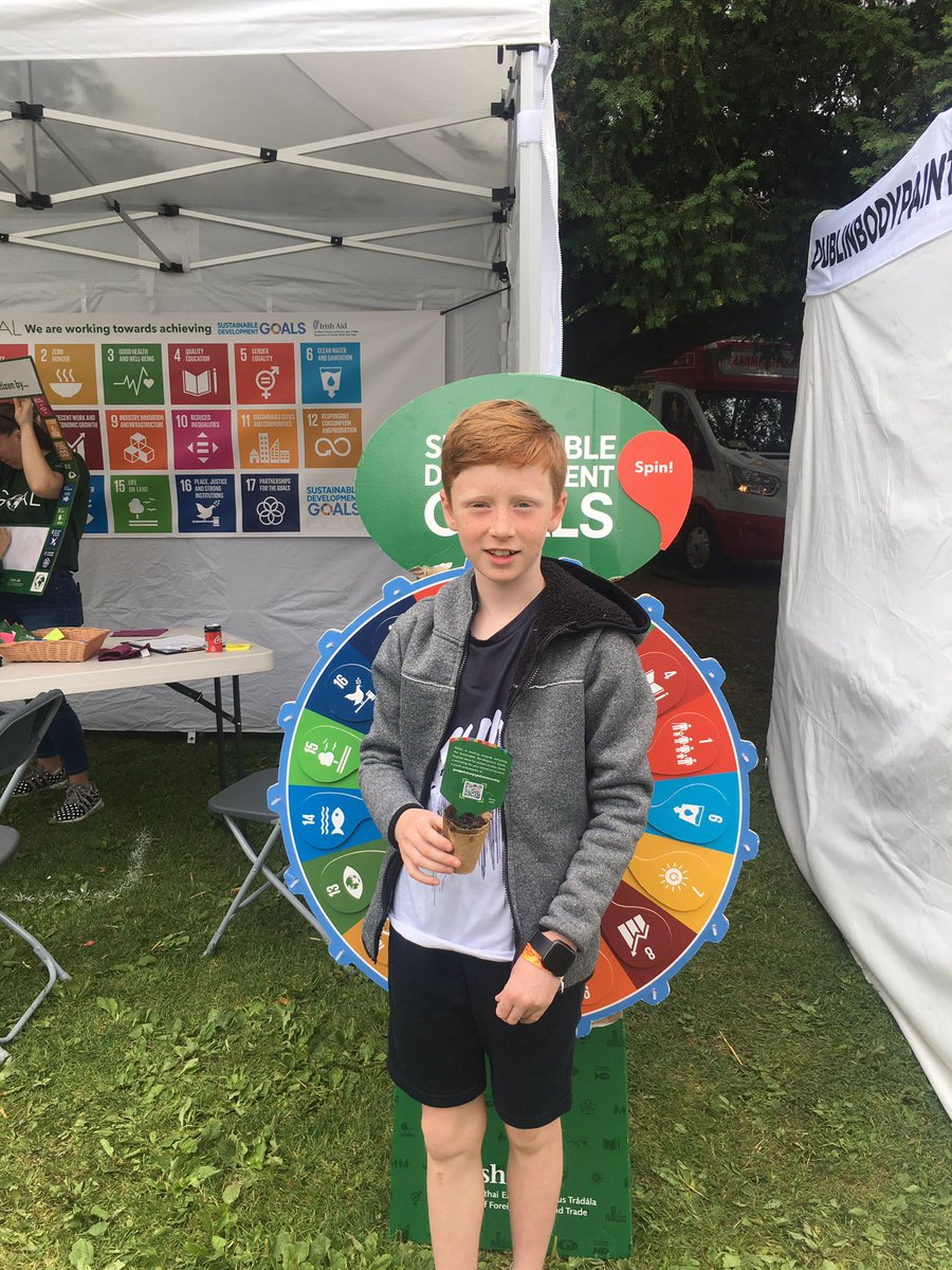 GOAL_Global's tweet photo. Thomas is keen to become a better Global Citizen! We enjoyed chatting to him about the Sustainable Development GOALs #SDGs at #layacityspec @cityspectacular in Fitzgerald’s Park in Cork. We are here until 6 pm https://t.co/xnzVkCq4QJ