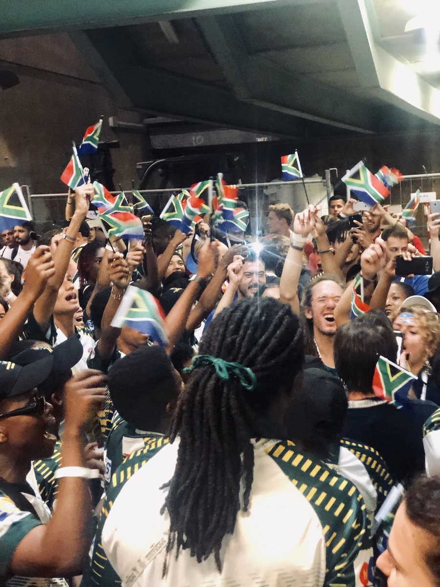 USSAstudent's tweet photo. Weโll be celebrating the recent success of #TeamSA19 at the 30th @FISU World Student Games that took place in Napoli.
Today:
๐ป @UWFM88_106FM, 16h30
๐บ @Newzroom405, 16h00-17h00
๐ป @Radio2000ZA, 17h00-18h00
Tomorrow:
๐บ @expressoshow, 06h00-07h00
#teamSA #Napoli2019 ๐ฟ๐ฆ https://t.co/R6KFdLSLpE