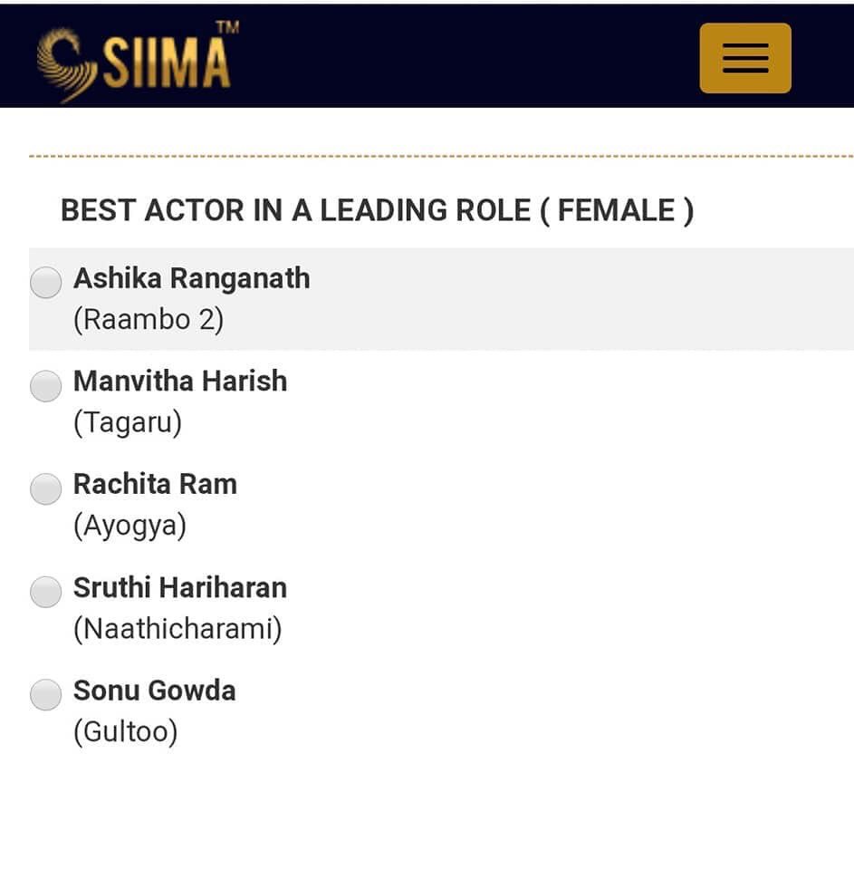 Vivid_Films's tweet photo. #Gultoo team is nominated in #SIIMA awards under the following categories! 
1. Best Actor in Leading Role Female -@ssonugowda 
2. Best Debutant Director - @Janardhan_11 
3. Best Debutant Actor - Male - @Nwinshankar 

Vote for them here - https://t.co/d35CBRkLHy https://t.co/7aeq4nABvo