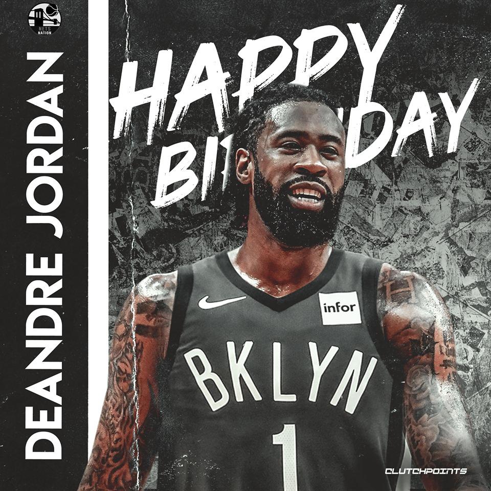 Join Nets Nation in wishing DeAndre Jordan a happy 31st birthday!   