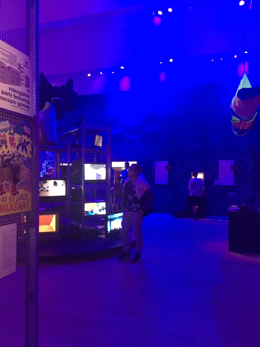 nanciepancy's tweet photo. Blown away at the V&A video-game #exhibition in Dundee. Video games are more than just 'stimulants for kids'. They cut a hole in the fabric of everything we know, allow us to interact in ways we never thought possible, and can be platforms for social change. Go see it #videogames https://t.co/sy6OV4uuIU