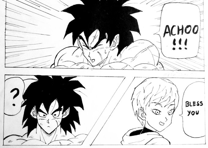 Meanwhile on planet Vampa.

(I just quickly had to draw this before I sleep lol ?) #DBSuper 
@EmperorBigD @DbsHype @Goreshx https://t.co/c3hvqHIiNh 