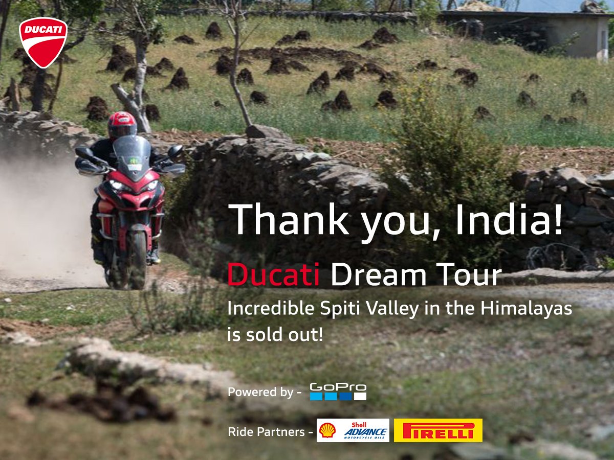 Ducati India tweet media