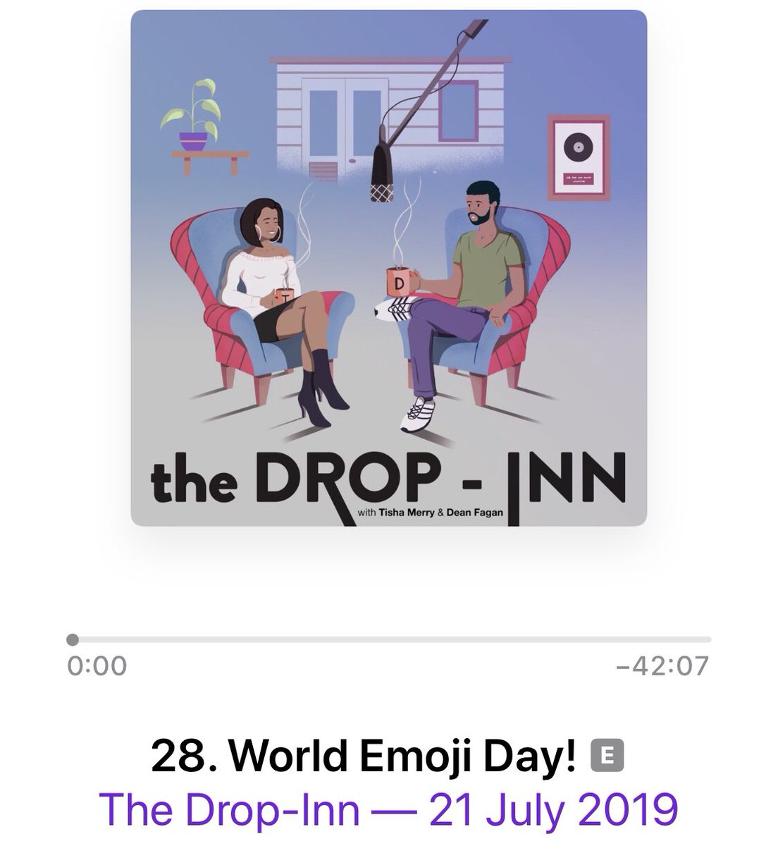 the_dropinn's tweet photo. On the 17th of July, we celebrated World Emoji Day! Tisha and Dean discuss the huge impact - past, present and future the humble yellow pixeled creatures have had on all our lives and our newfound power to emote through text. 
•
#🤣 #😏 #🙃 #worldemojiday #emoji #ivegotatext https://t.co/IRYVjNGjCf