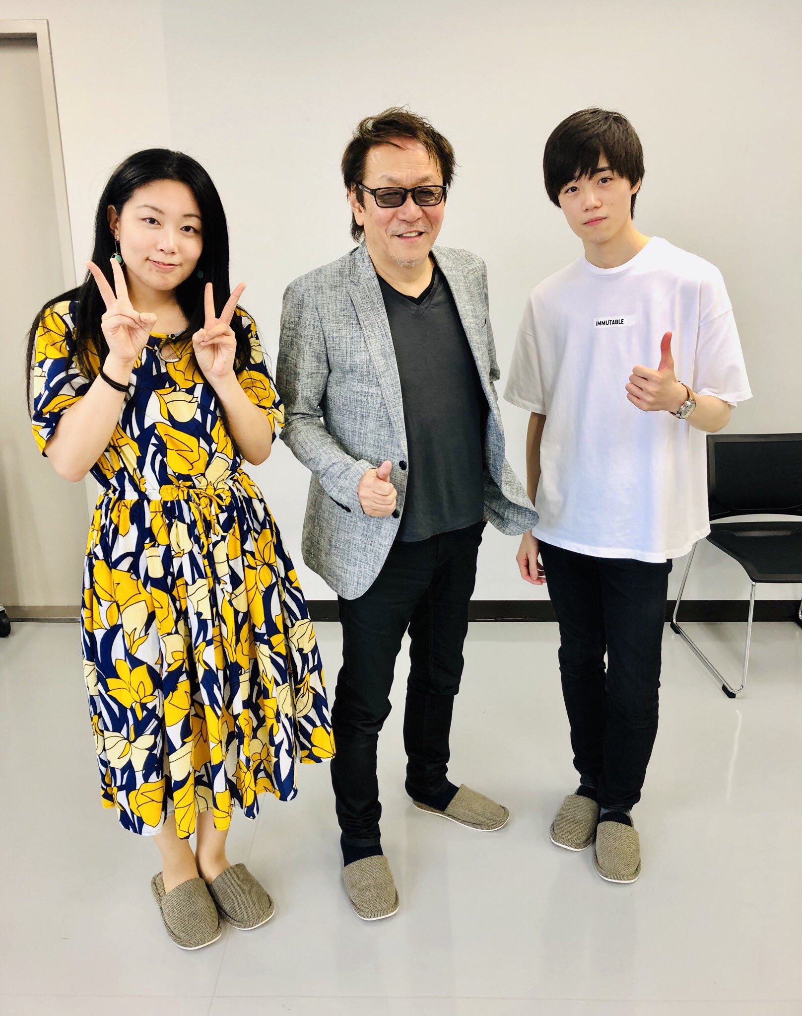 西田絵里 Twitter પર 日本工学院専門学校 蒲田校 体験入学に堀内賢雄 三木美 宮瀬尚也がゲスト出演させて頂きました 有難うございました そしてそして 少し早い62歳の誕生日プレゼントを 賢雄 社長 とても嬉しそうでした 感謝です 堀内賢雄 三木美