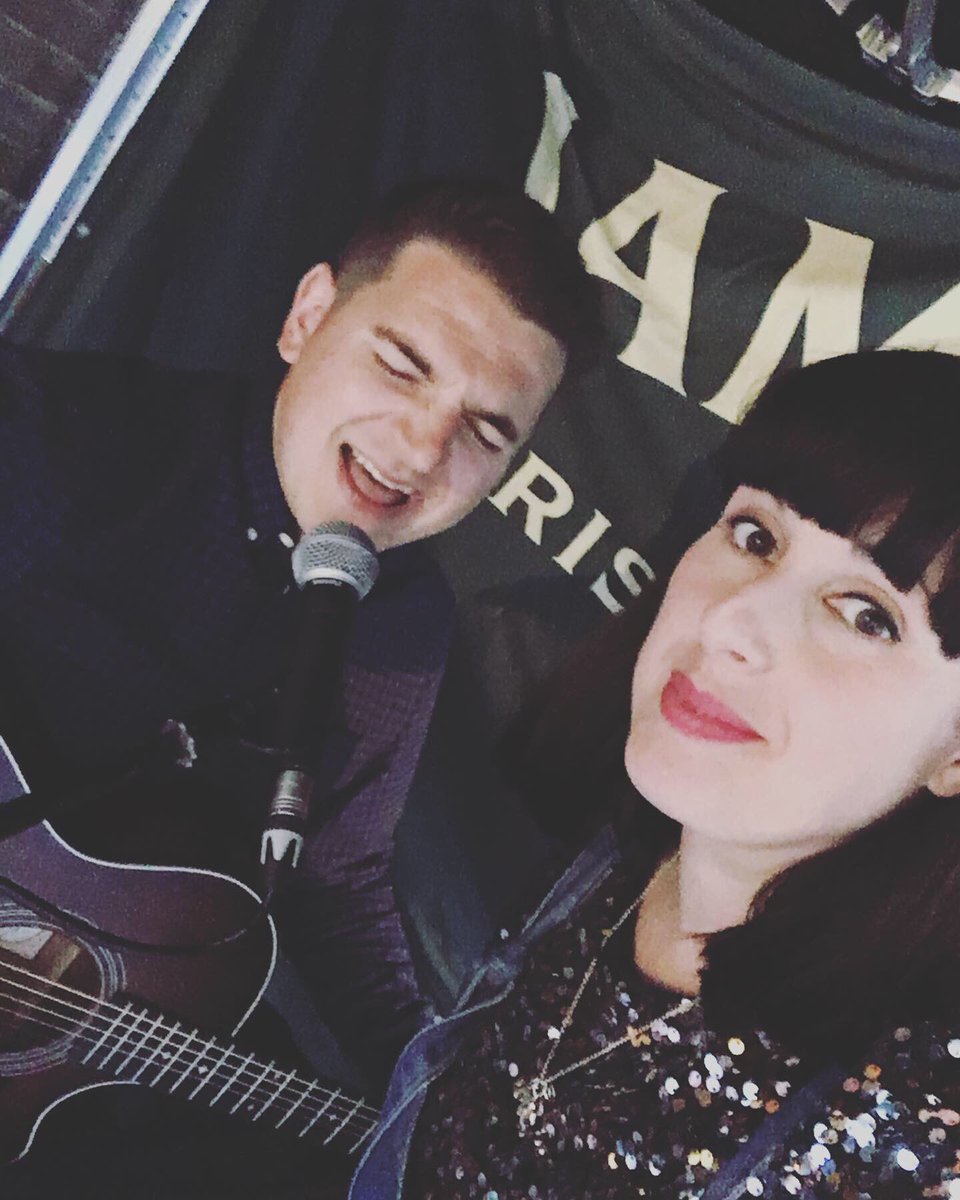 helloFIKAband's tweet photo. Still giddy after too much fun - thanks loads to @VicoloNewcastle for having us back for their beautiful Pride celebrations &amp; the lushest crowd for letting us sing Lizzo TWICE 😂 
1 - Joe’s Shania face 😩
2 - Dan &amp; Queens 👑👑
3 - Jezza on cajon 😍 #hellofikaband #newcastlepride https://t.co/EY6GbP6YNr