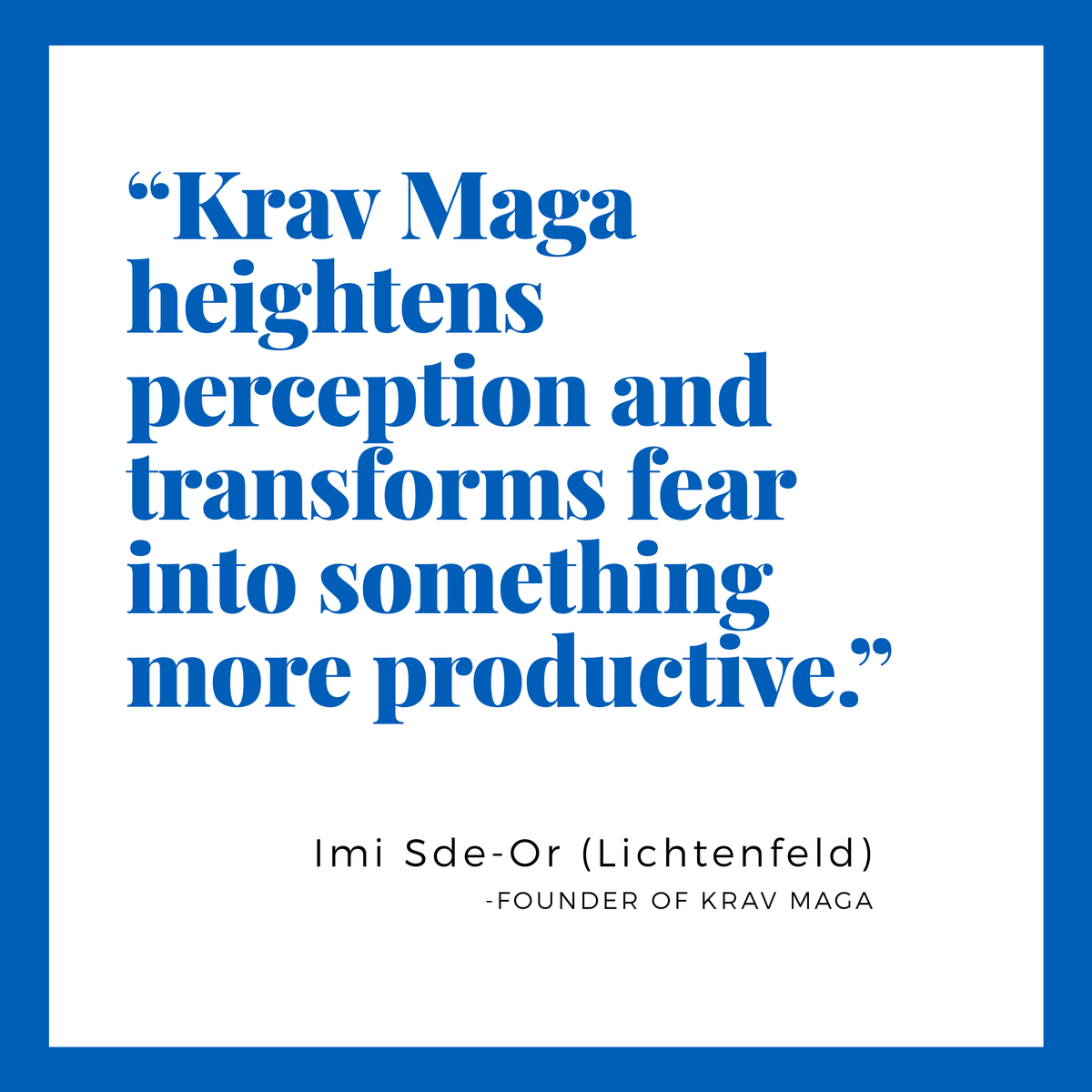 Scotkravmaga's tweet photo. “Krav Maga heightens perception and transforms fear into something more productive.” - Imi Sdi-Or (Lichtenfeld), Founder of Krav Maga

#kravmaga #krav #ikmf #selfdefence https://t.co/6ORFg0Ndnv