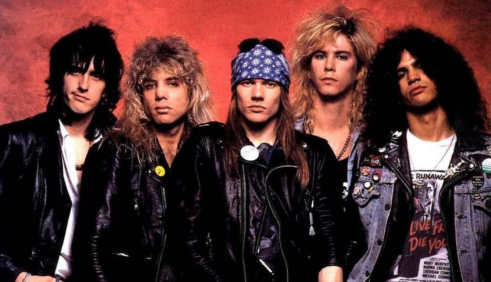GuitarGabble's tweet photo. #Anniversary: @GunsNRoses' iconic debut album Appetite for Destruction turns 32! Share your favorite song off the album in the poll here:https://t.co/DC6izFliiR #AppetiteForDestruction #GunsNRoses #HardRock @Slash https://t.co/ZCcKJdIpgd