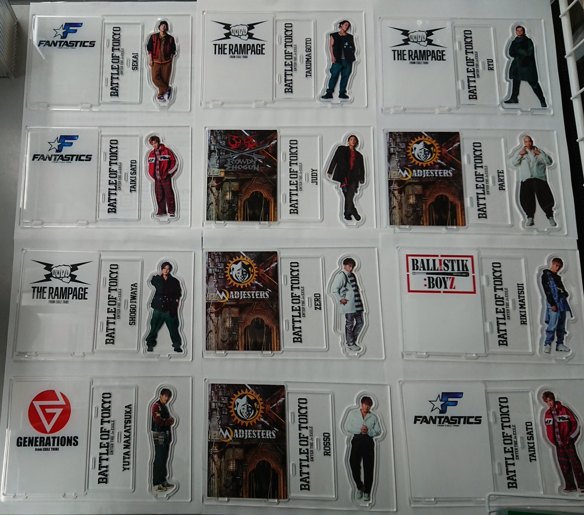 バトルオブトーキョー BATTLE OF TOKYO アクリルスタンド 入荷してい