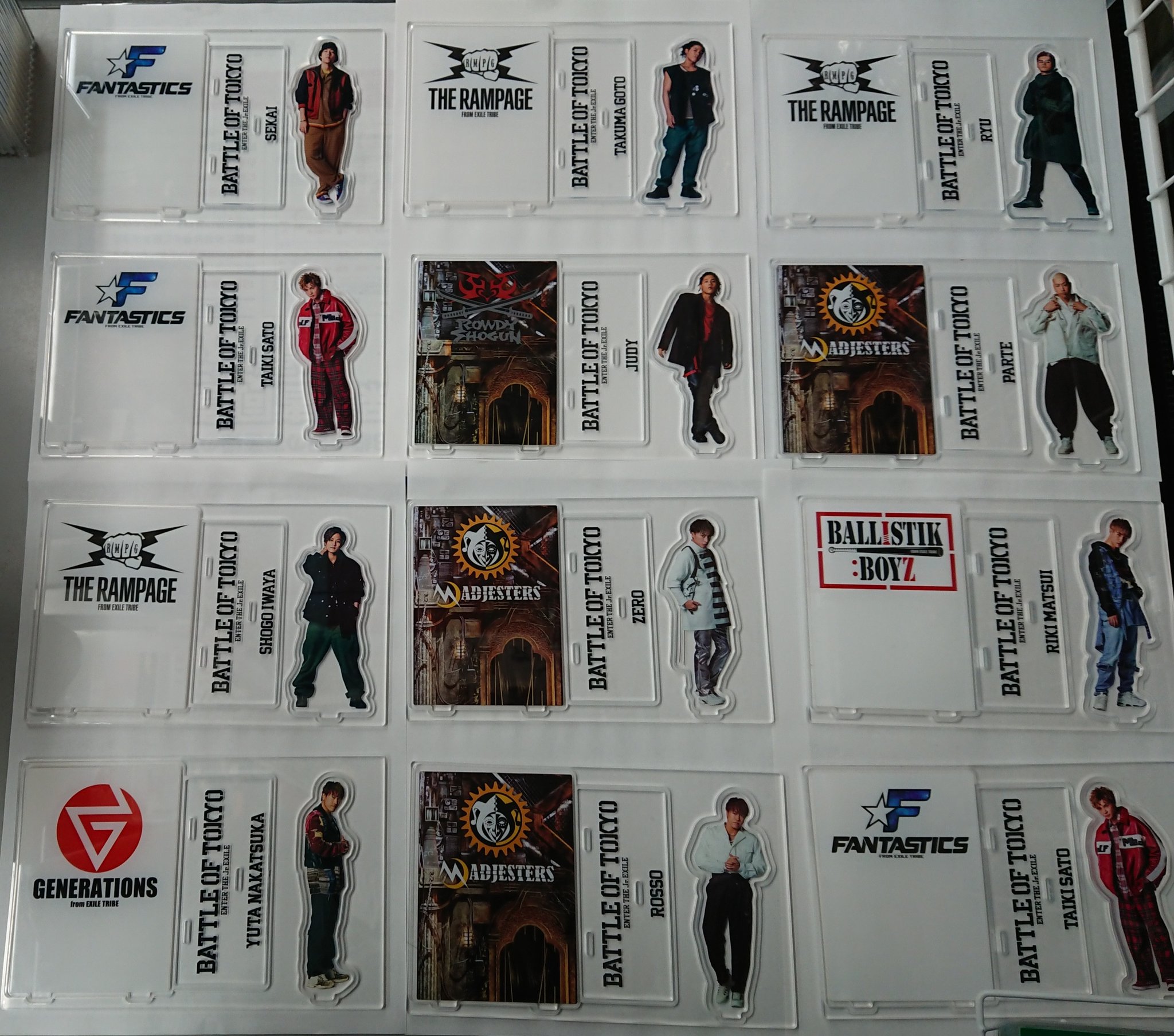 アクリルスタンド BATTLE ちっちゃく OF TOKYO