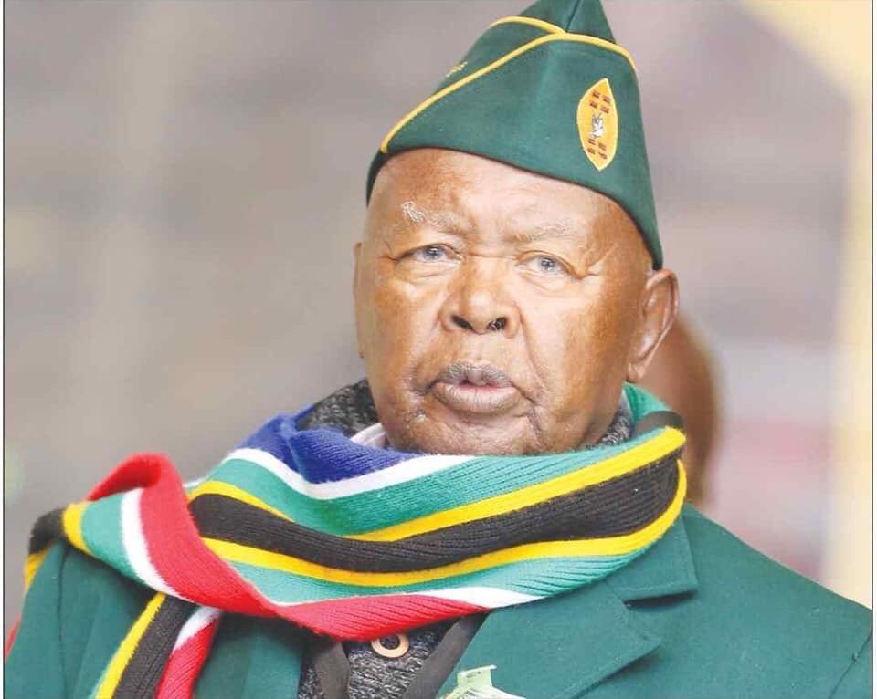 CyrilRamaphosa's tweet photo. Until his last days, Bra Ike identified with and represented a fighting force for justice; he could not be separated from his signature MK regalia. We are the inheritors of the legacy of Bra Ike, and we assume the responsibility of ensuring that his sacrifices were not in vain. https://t.co/uk22UMSXmZ