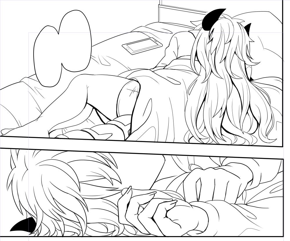 髪と手 