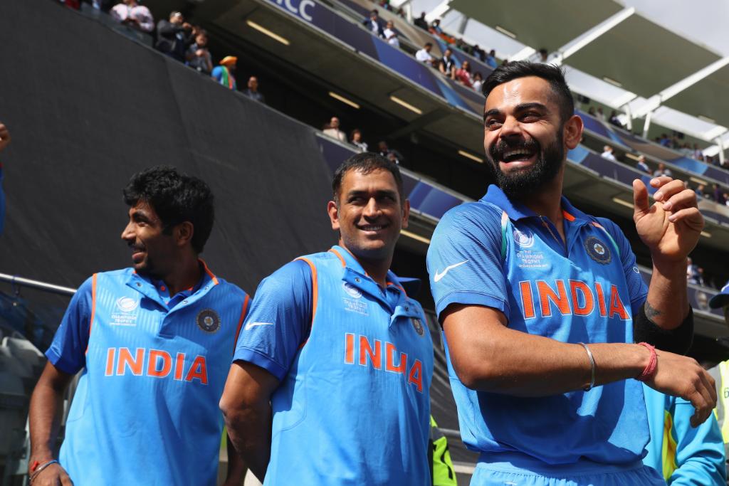 ICC's tweet photo. No Dhoni, no Bumrah in India's limited-overs squad for Caribbean tour; Saha returns to the Test squad! https://t.co/pI1W42XbF7
