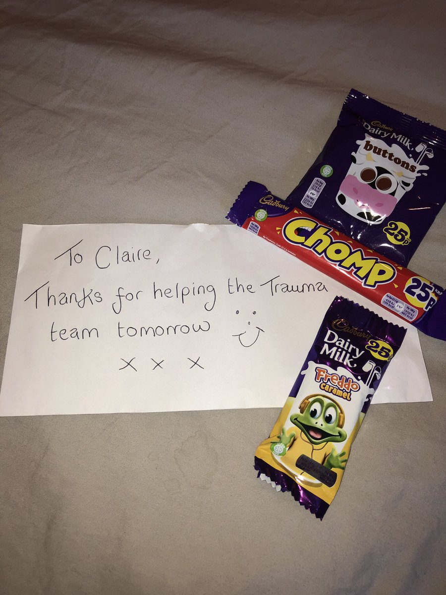 ClaireStain92's tweet photo. Always lovely to pop back to team trauma for a day....especially when treats are provided ☺️🐷🙊 #teamworkmakesthedreamwork #bribesaccepted @mclough78 @salfordroyalot https://t.co/YHzInXIEzz