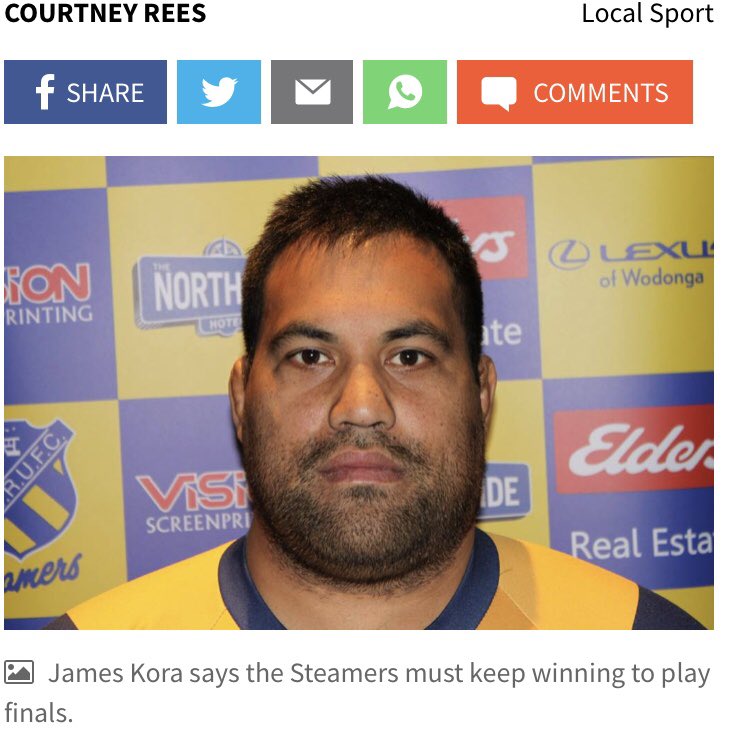 Here’s House <a href="/jameskora/">james kora</a> doing his best impression of our Esteemed President’s <a href="/PresMickR/">Mick Raynes</a> mugshot taken after Raynes was caught running nude up Fitzmaurice street Wagga celebrating his only try one year whilst playing at @CsuReddies