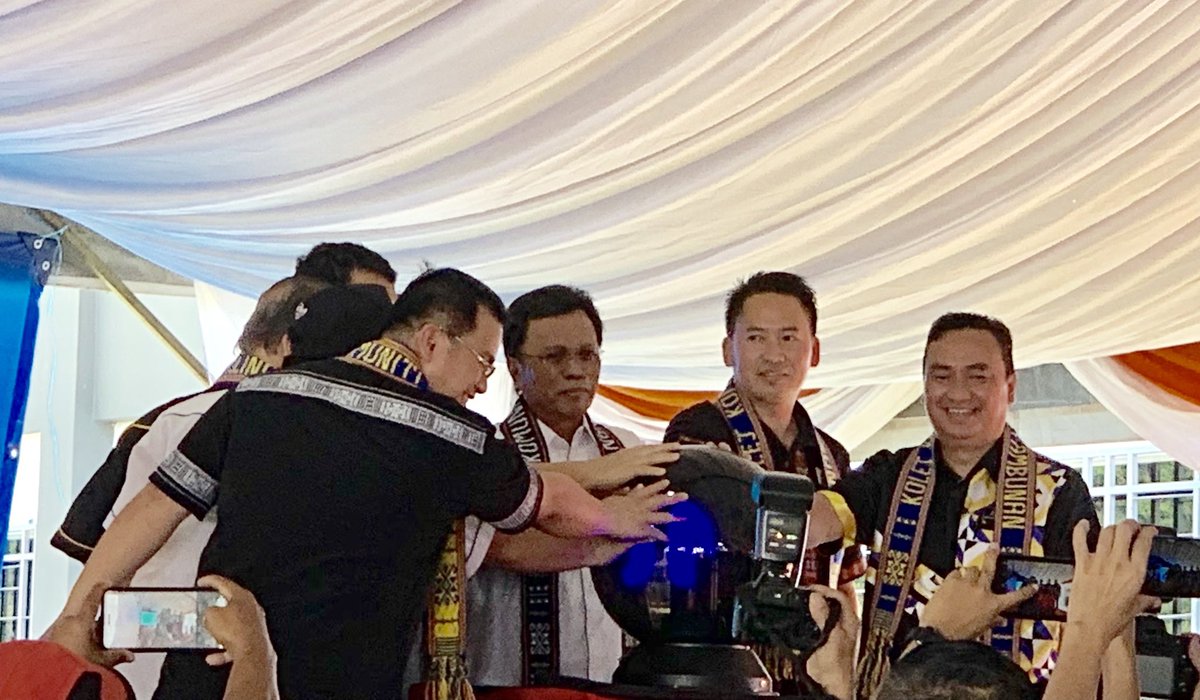 Sulaiman_Ismail's tweet photo. Suasana sekitar Majlis Perasmian Kolej Komuniti Tambunan Sabah oleh YAB Ketua Menteri Sabah. @AdminPpk2 https://t.co/vuQ3TbqsnE